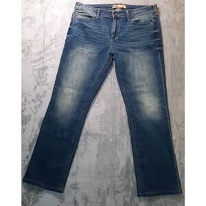 Seven 7 Mens Jeans 36x30 Straight Leg Fit Medium Wash 40x30 Distressed